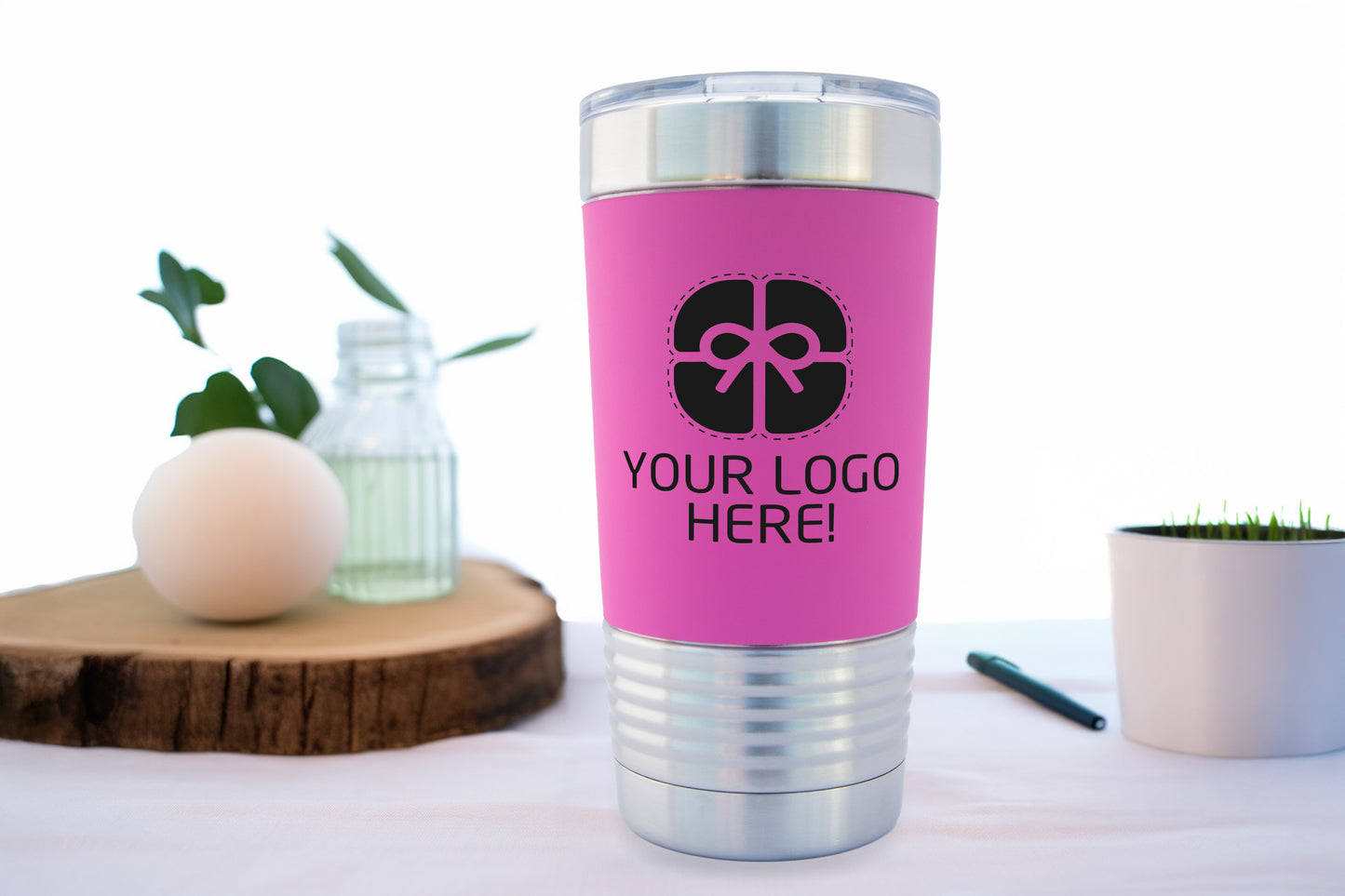 20oz Siliconed Grip Tumbler