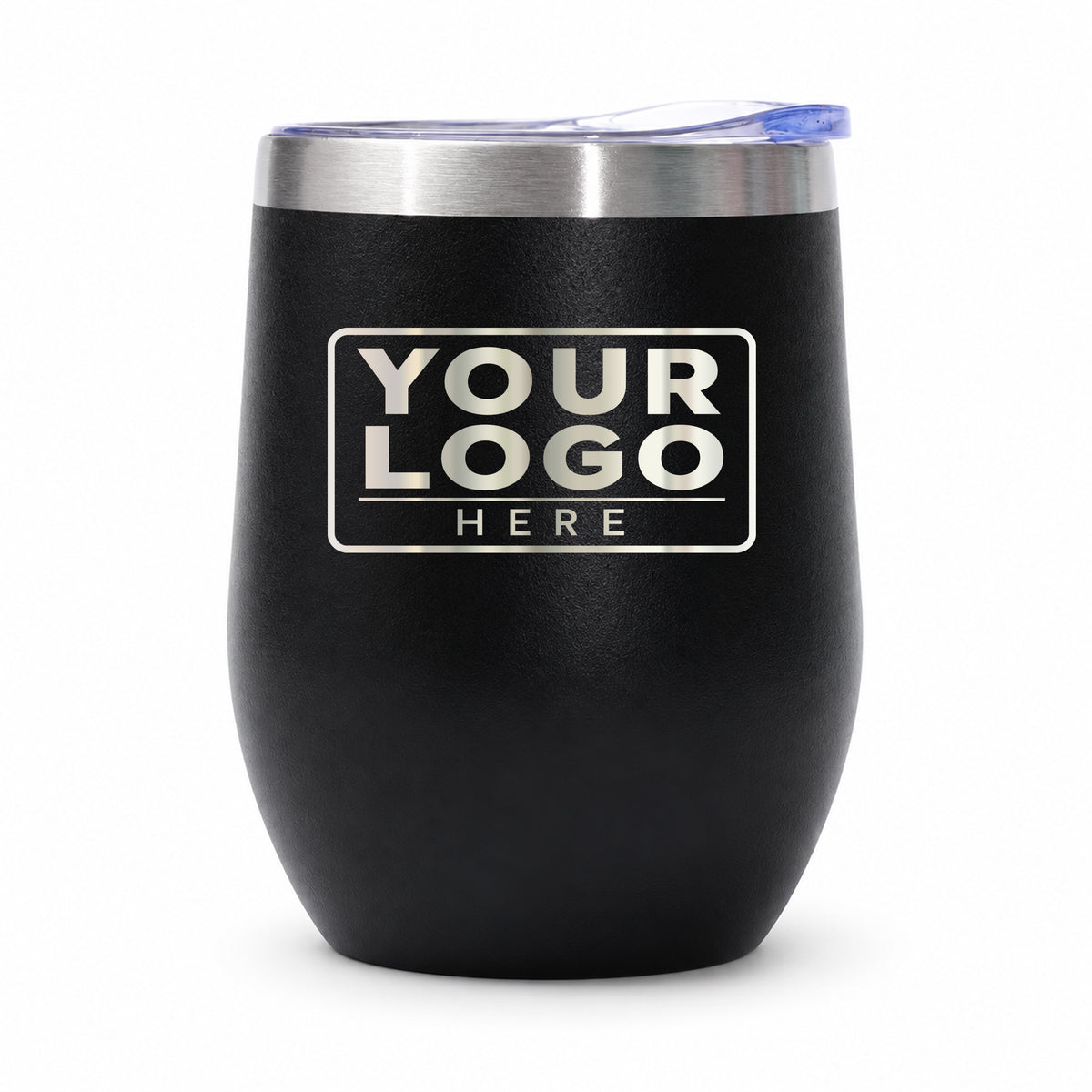 Custom 12 oz Wine Tumbler With Company Logo