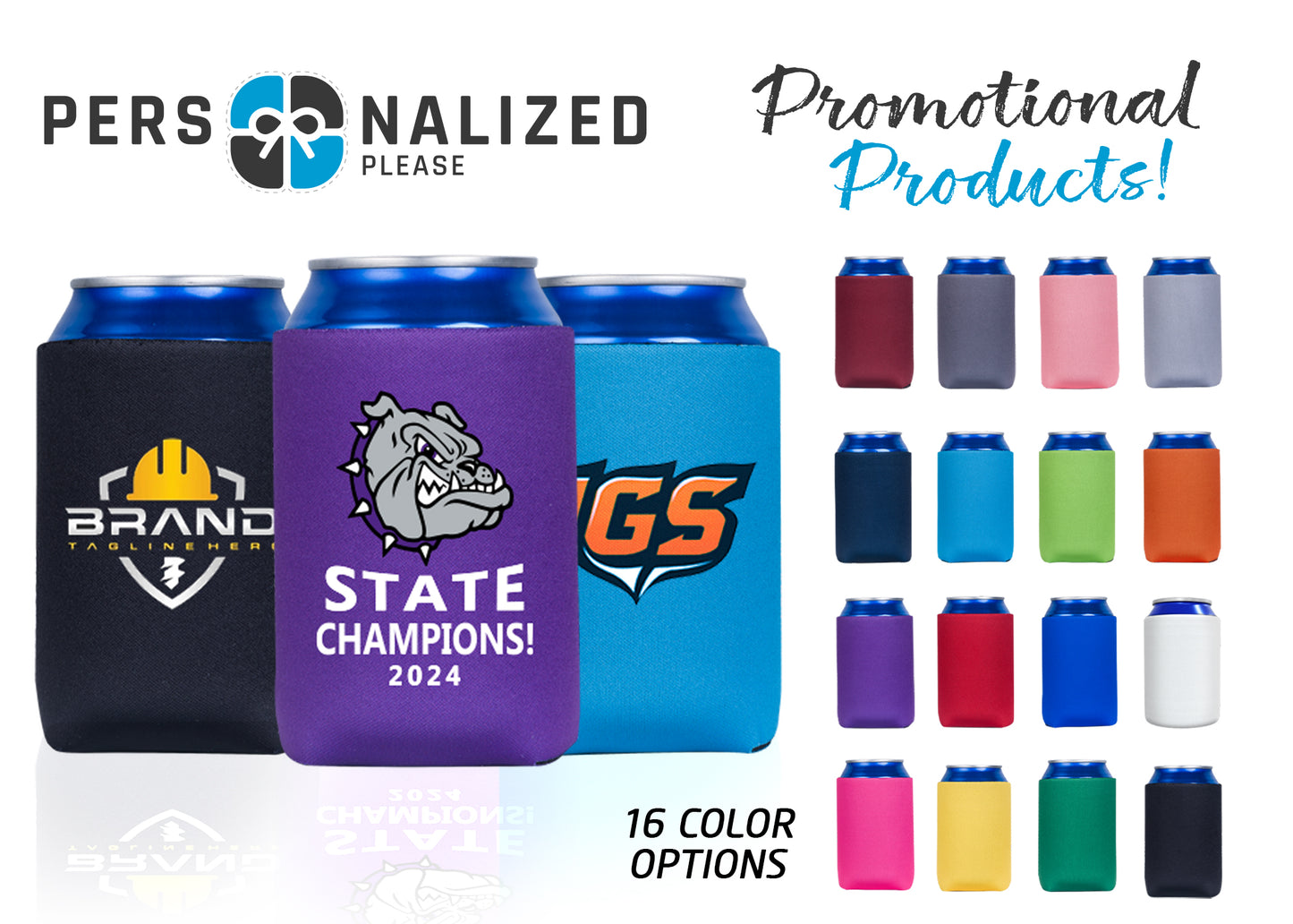 Full Color Logo Koozie