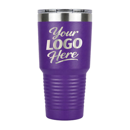 Custom Logo 30 oz Tumblers – Single & Bulk Packs