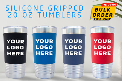 20oz Siliconed Grip Tumbler