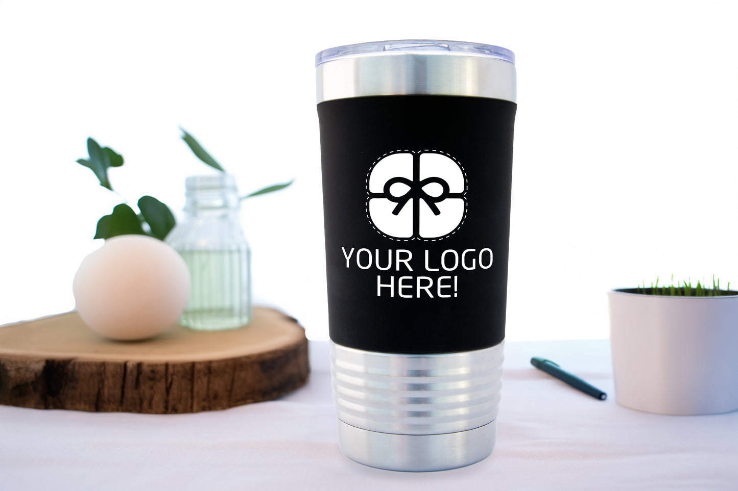 20oz Siliconed Grip Tumbler