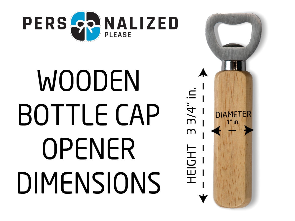 Custom Bottle Opener With Company Logo - Perfect Promotional Gift For a Growing Company - Easy Promotional Gifts - Promo Item