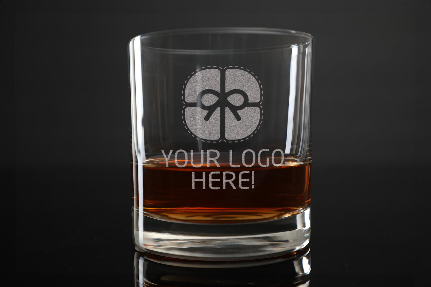 Company Logo Gift, Logo Whiskey Glass, Promotional Items, Promotional Whiskey Glass, Company Promotion, Custom Logo Gift - Whiskey Glass