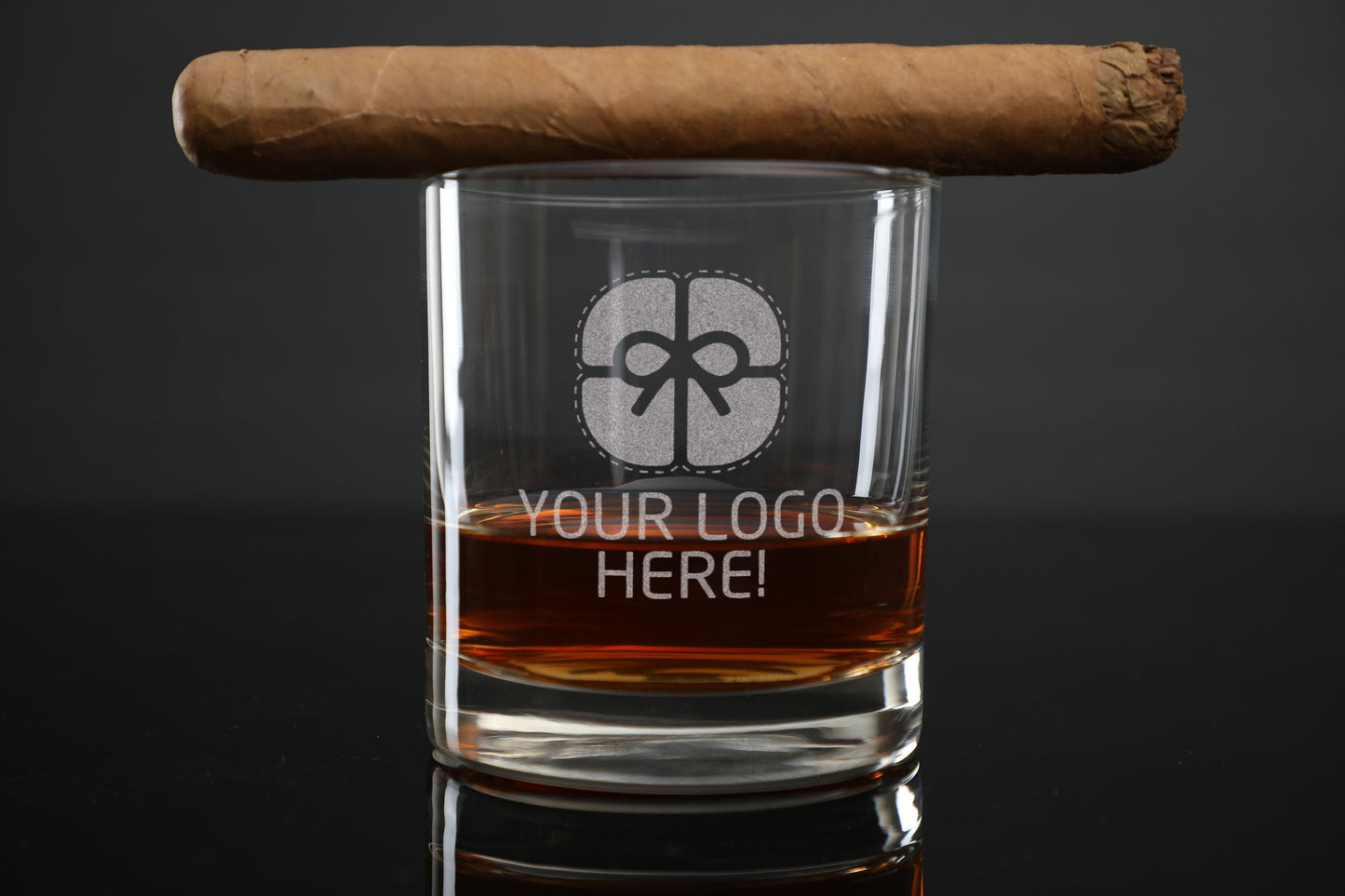 Company Logo Gift, Logo Whiskey Glass, Promotional Items, Promotional Whiskey Glass, Company Promotion, Custom Logo Gift - Whiskey Glass